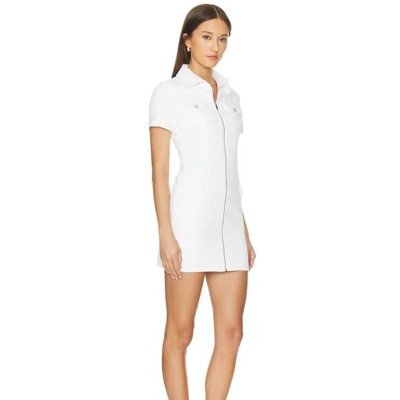 NEW Amanda Uprichard White Bianca Dress NWOT - Size S - Picture 3 of 9